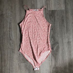 Tjmaxx Gaze pink floral bodysuit